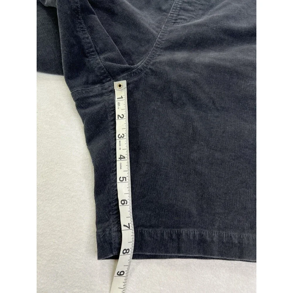 Vuori Optimist Cordoroy Shorts Mens Size 2XL V385 Charcoal Drawstring 8”